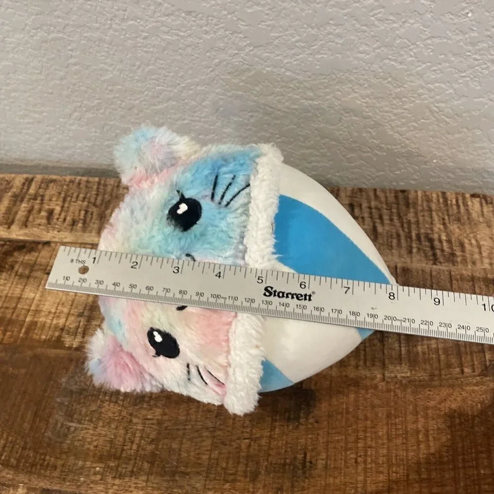 Cute And Cuddly Marshmallow Snow Cone Kitty Plush Stuffed Animal Toy 9.5